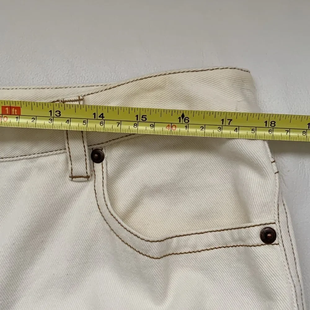 Sigrid Olsen Cotton Cream Two-Piece Suit Jacket Pants Embroidered Size L/14 - Picture 10 of 16